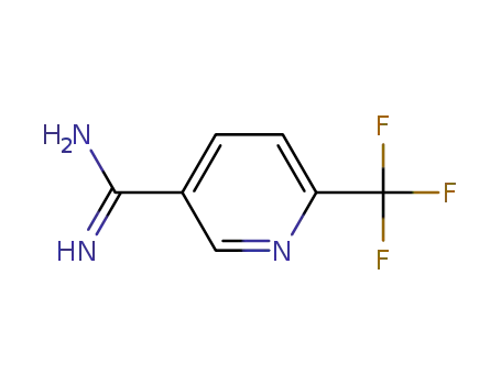 Molecular Structure of 438249-89-9 (3-Pyridinecarboximidamide,6-(trifluoromethyl)-)