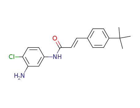 (2E)-N-(3-amino-4-chlorophenyl)-3-[4-(tert-butyl)phenyl]prop-2-enamide