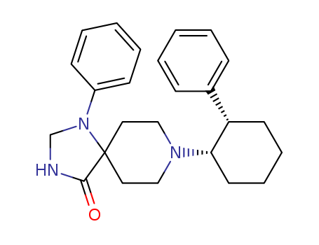 1-Phenyl-8-[(1S,2S)-2-phenylcyclohexyl]-1,3,8-triazaspiro[4.5]decan-4-one