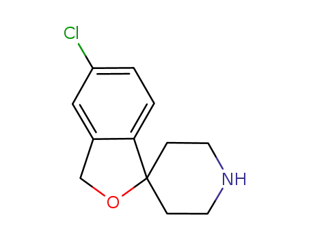 Molecular Structure of 180160-48-9 (5-Chloro-3H-spiro[isobenzofuran-1,4'-piperidine])