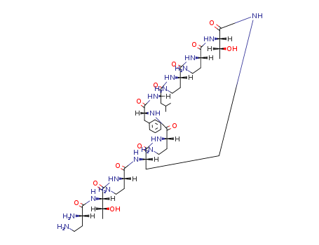 76014-40-9,deacylpolymyxin B,PolymyxinB1, 1-(L-2,4-diaminobutanoic acid)-; 1,4,7,10,13,16,19-Heptaazacyclotricosane,cyclic peptide deriv.; Deacylpolymyxin B