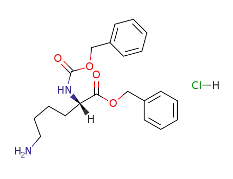 Molecular Structure of 114331-06-5 (H-LYS(Z)-OBZL HCL)