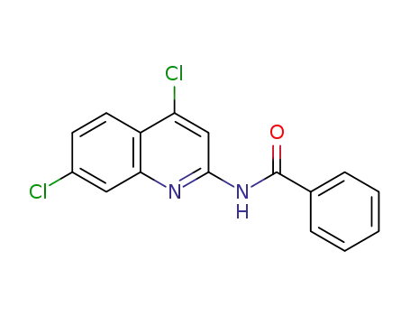 Molecular Structure of 589493-96-9 (Benzamide, N-(4,7-dichloro-2-quinolinyl)-)