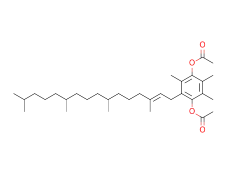 1,4-Benzenediol,
2,3,5-trimethyl-6-[(2E)-3,7,11,15-tetramethyl-2-hexadecenyl]-, diacetate