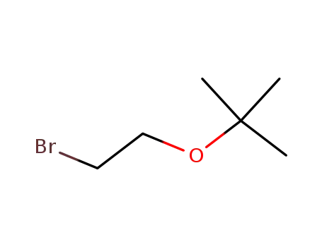 Molecular Structure of 5853-76-9 (Propane, 2-(2-bromoethoxy)-2-methyl-)