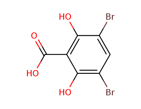 Benzoic acid,3,5-dibromo-2,6-dihydroxy- cas  3147-51-1