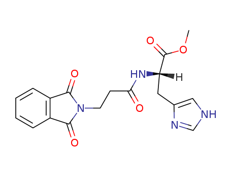 L-Histidine, N-[3-(1,3-dihydro-1,3-dioxo-2H-isoindol-2-yl)-1-oxopropyl]-, methyl ester
