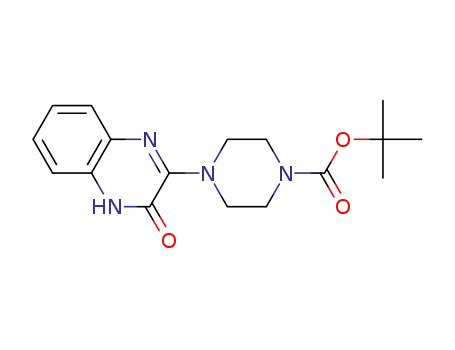 Molecular Structure of 651047-42-6 (tert-butyl 4-(3-oxo-3,4-dihydroquinoxalin-2-yl)-1,4-diazepane-1-carboxylate)