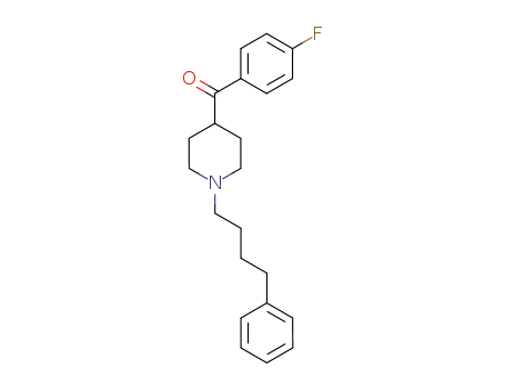 Molecular Structure of 120357-05-3 (Methanone, (4-fluorophenyl)[1-(4-phenylbutyl)-4-piperidinyl]-)