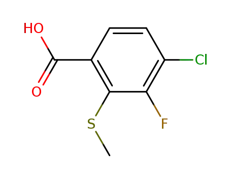 4-chloro-3-fluoro-2-(methylsulphenyl)benzoic acid