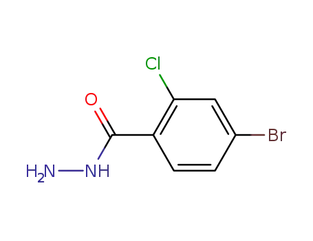 Molecular Structure of 206559-39-9 (4-BROMO-2-CHLOROBENZHYDRAZIDE)