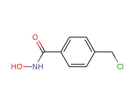 Molecular Structure of 150191-54-1 (Benzamide, 4-(chloromethyl)-N-hydroxy-)