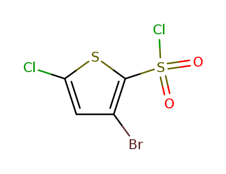 2-Thiophenesulfonylchloride, 3-bromo-5-chloro- cas  175205-72-8