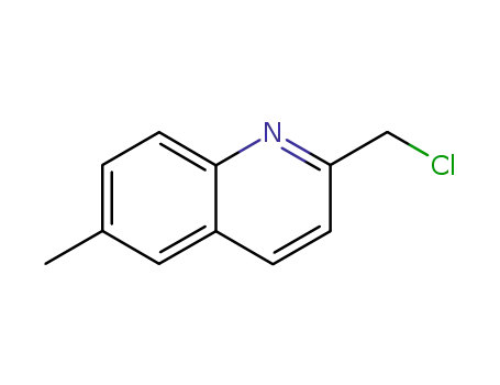 Molecular Structure of 22989-38-4 (2-(CHLOROMETHYL)-6-METHYL QUINOLINE)