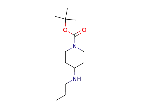 Molecular Structure of 301225-58-1 (1-Boc-4-Propylaminopiperidine)
