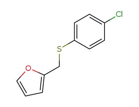 Furan, 2-[[(4-chlorophenyl)thio]methyl]-