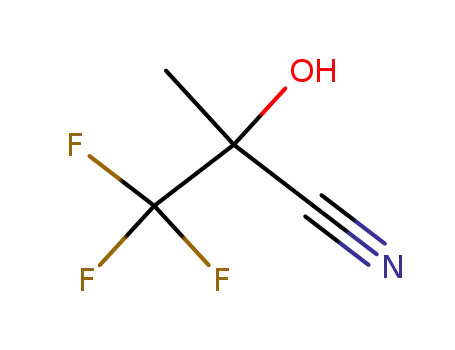 Molecular Structure of 335-08-0 (1,1,1-TRIFLUOROACETONE CYANOHYDRIN)