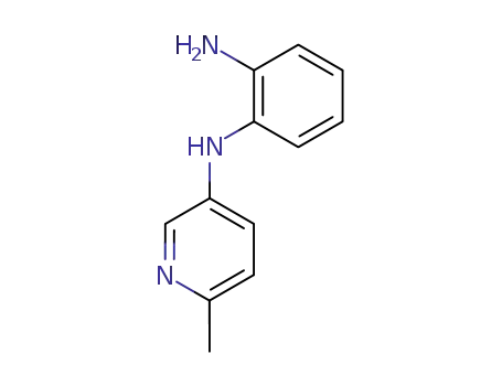 Molecular Structure of 5024-67-9 (1,2-Benzenediamine, N-(6-methyl-3-pyridinyl)-)