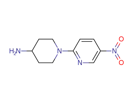 Molecular Structure of 252577-85-8 (1-(5-Nitropyridin-2-yl)-4-piperidinamine)