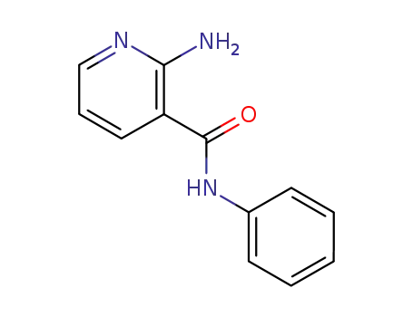 Molecular Structure of 51071-50-2 (3-Pyridinecarboxamide, 2-amino-N-phenyl-)