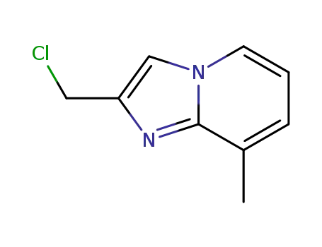 Molecular Structure of 182181-42-6 (2-Chloromethyl-8-methyl-imidazo[1,2-a]pyridine)