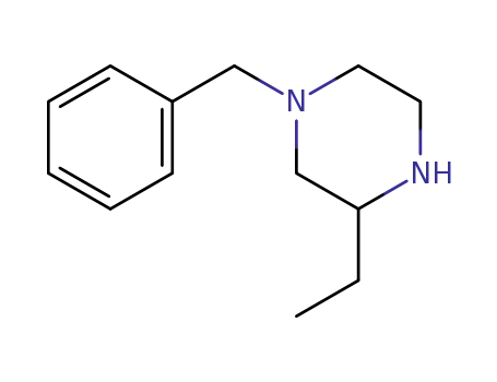 Molecular Structure of 313657-25-9 (N-1-Benzyl-3-ethylpiperazine)