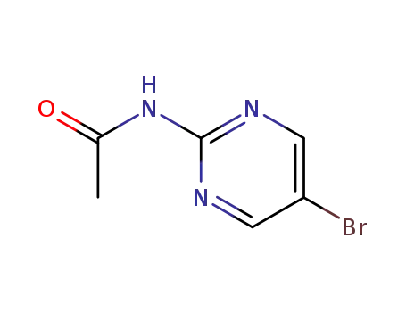 Molecular Structure of 180530-15-8 (2-Acetamido-5-bromopyrimidine)