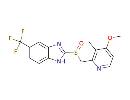1H-Benzimidazole,2-[[(4-methoxy-3-methyl-2-pyridinyl)methyl]sulfinyl]-6-(trifluoromethyl)-