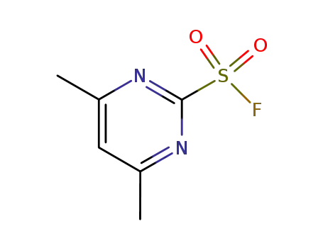 Molecular Structure of 35762-73-3 (4,6-DIMETHYL-PYRIMIDINE-2-SULFONYL FLUORIDE)