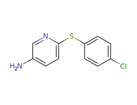 Molecular Structure of 25935-62-0 (5-Amino-2-[(4-chlorophenyl)thio]pyridine)