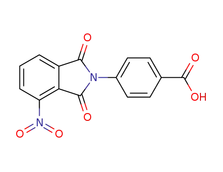 Molecular Structure of 71494-65-0 (4-(4-Nitro-1,3-dioxo-1,3-dihydro-2H-isoindol-2-yl)benzoic acid)