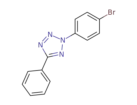 Molecular Structure of 59635-31-3 (2-(4-bromophenyl)-5-phenyl-2H-tetrazole)