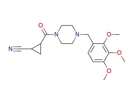 1-cyano-{2-[4-(2,3,4-trimethoxybenzyl)piperazin-1-yl]carbonyl}cyclopropane