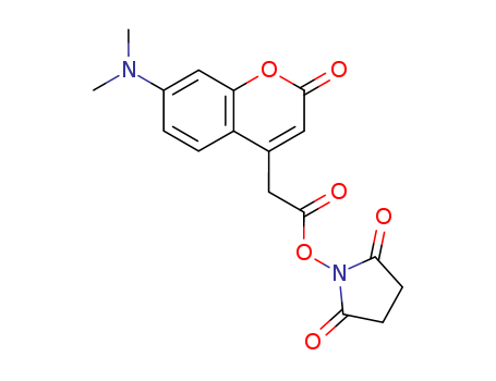 7-Dimethylaminocoumarin-4-acetic acid succinimidyl ester