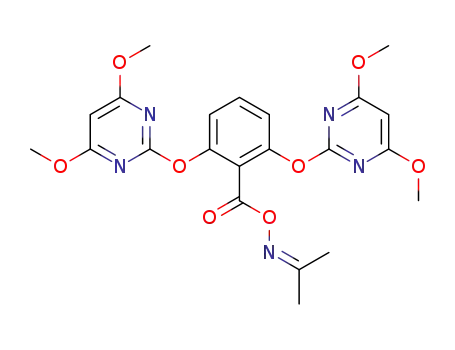 isopropylidene aminoester of 2,6-bis[(4,6-dimethoxypyrimidin-2-yl)oxy]benzoic acid