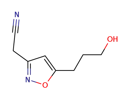 3-Isoxazoleacetonitrile,5-(3-hydroxypropyl)-(9CI)