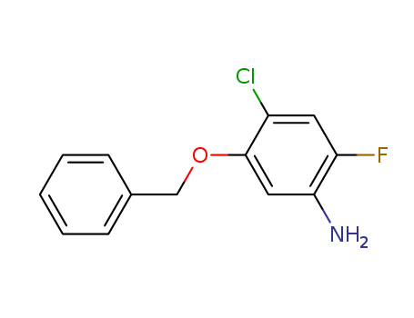 122855-07-6,5-(benzyloxy)-4-chloro-2-fluoroaniline,(5-Benzyloxy-4-chloro-2-fluorophenyl)amine;4-Chloro-2-fluoro-5-phenylmethoxybenzenamine