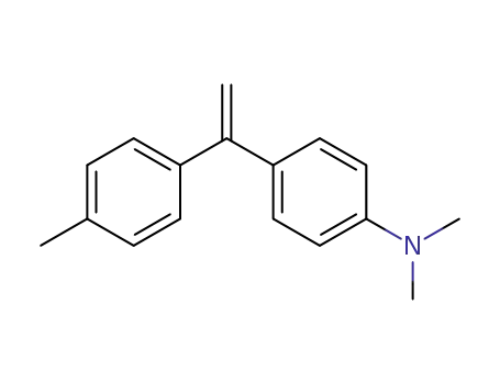 Molecular Structure of 116330-41-7 (Benzenamine, N,N-dimethyl-4-[1-(4-methylphenyl)ethenyl]-)