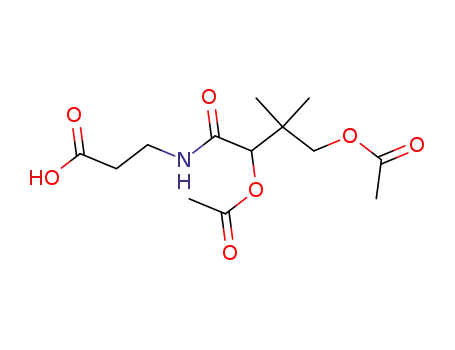 Molecular Structure of 96199-41-6 (<i>O</i>,<i>O</i>-diacetyl-DL-pantothenic acid)