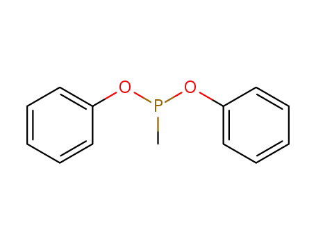 Molecular Structure of 38316-42-6 (methylphosphonous acid diphenyl ester)