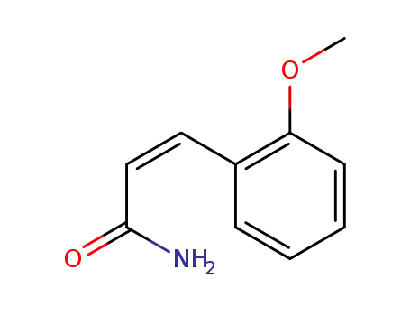 Molecular Structure of 118653-15-9 (2-Propenamide, 3-(2-methoxyphenyl)-, (Z)-)