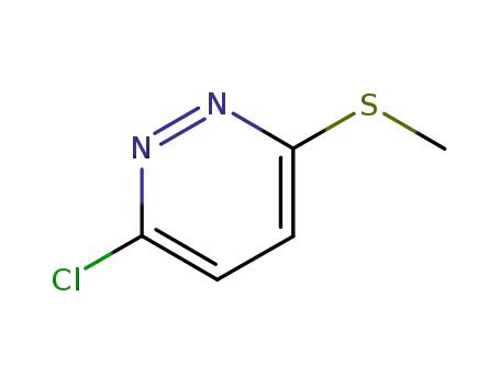 Molecular Structure of 7145-61-1 (3-Chloro-6-(methylthio)pyridazine)