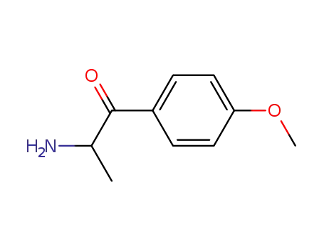 Molecular Structure of 80096-48-6 (1-Propanone,  2-amino-1-(4-methoxyphenyl)-)