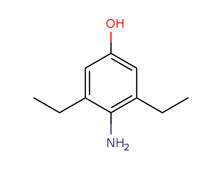 Molecular Structure of 108451-25-8 (4-amino-3,5-diethylphenol)
