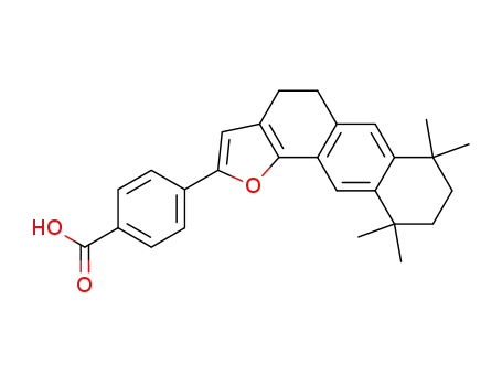 4-(4,5,7,8,9,10-Hexahydro-7,7,10,10-tetramethylanthra-[1,2-b]furan-2-yl)benzoic acid