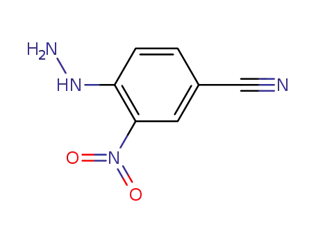 Molecular Structure of 124839-61-8 (4-HYDRAZINO-3-NITROBENZONITRILE)