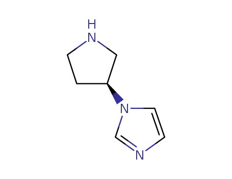 Molecular Structure of 64074-20-0 (1-(Pyrrolidin-3-yl)-1H-imidazole)