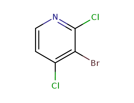 Molecular Structure of 144584-32-7 (3-bromo-2,4-dichloropyridine)
