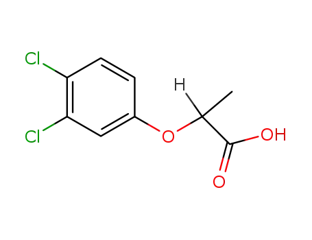Molecular Structure of 3307-41-3 (2-(3,4-dichlorophenoxy)propanoic acid)