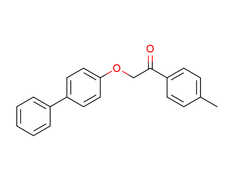 Molecular Structure of 51358-03-3 (Ethanone, 2-([1,1'-biphenyl]-4-yloxy)-1-(4-methylphenyl)-)